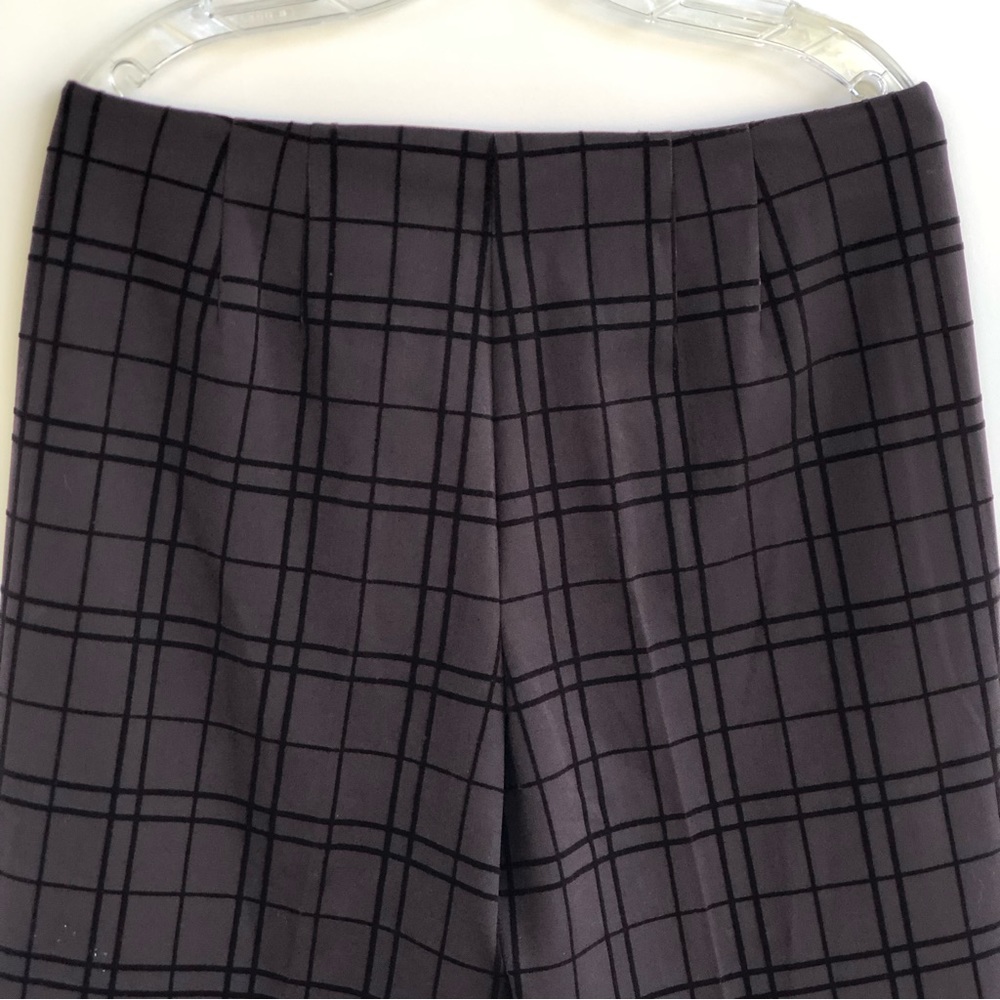 Talbots Stretch Plaid Pattern Flat Front Brown Pa… - image 7